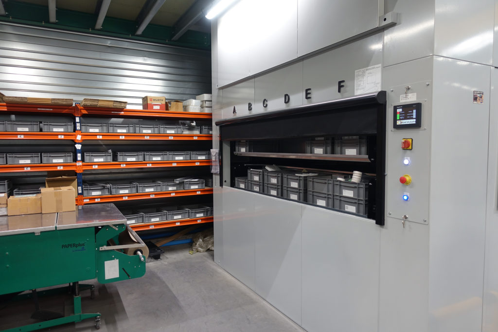 Solutions logistiques - stockeurs rotatifs