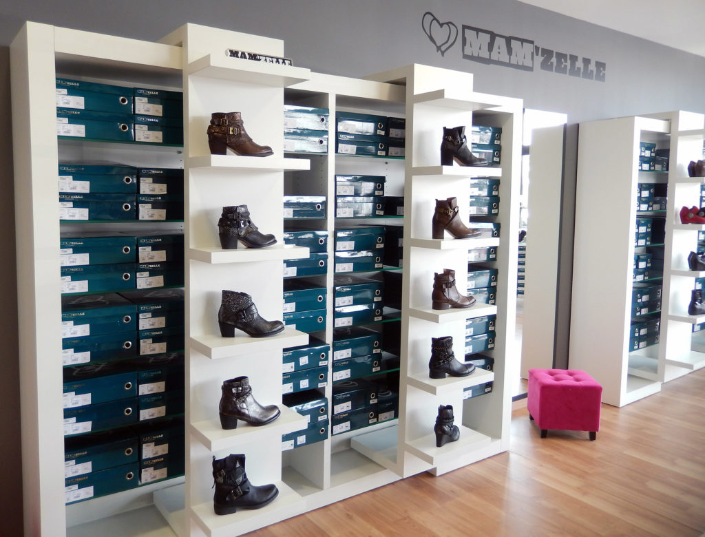 aménagement magasin de chaussures