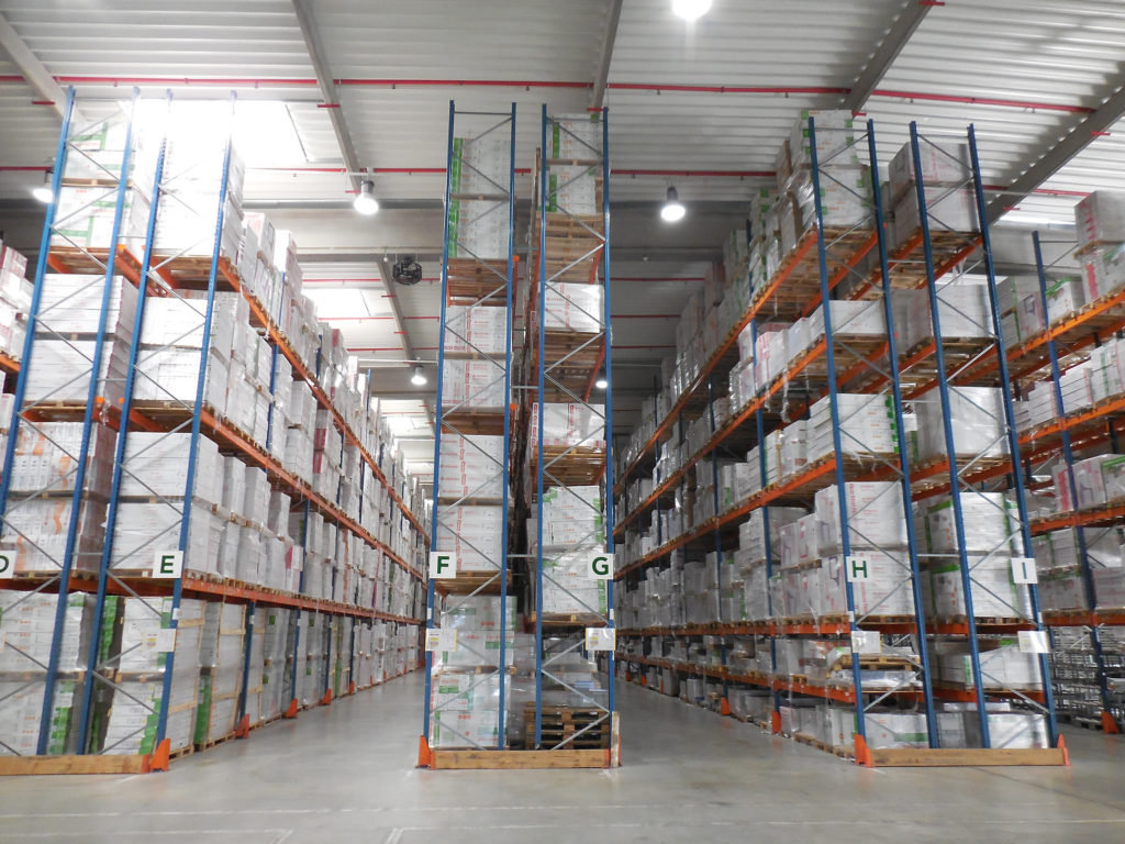 Solutions logistiques - racks