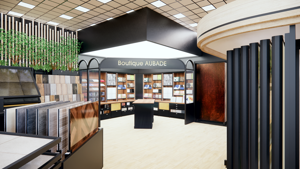 Aménagement boutique Aubade