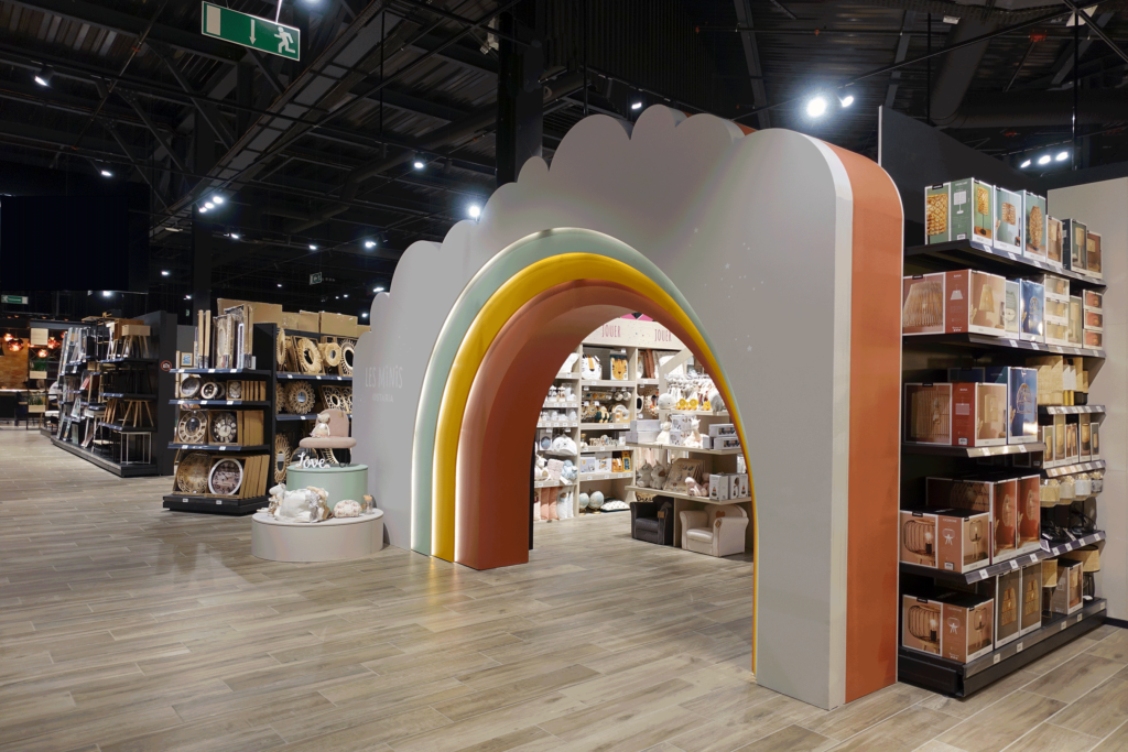 Arche pour aménagement magasin de jouets