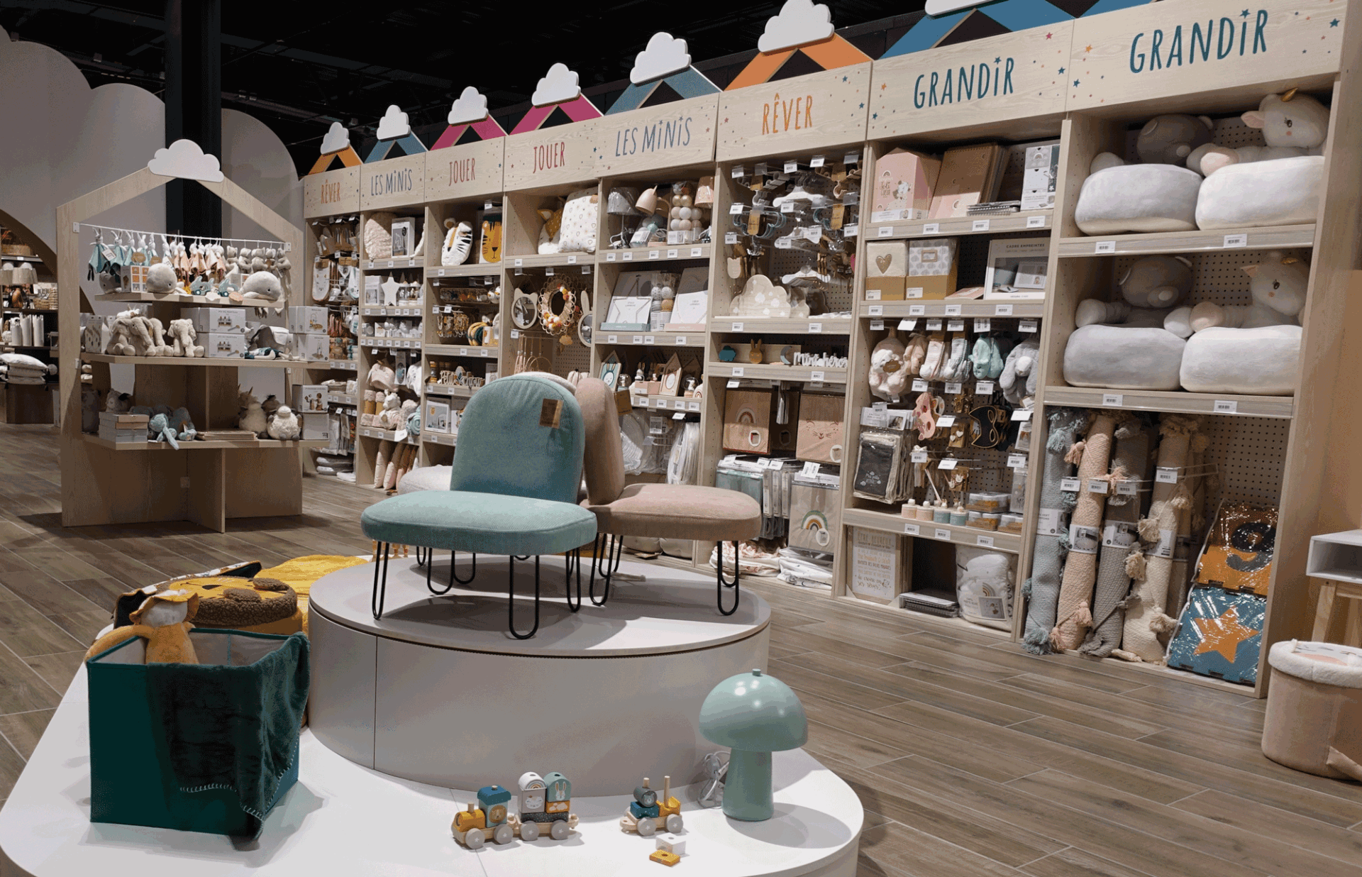 agencement de magasin enfants