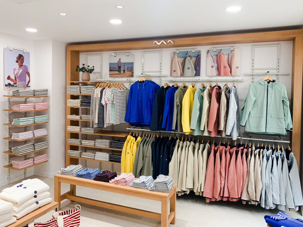 Agencement de magasin de vêtements Terre de Marins à Vannes