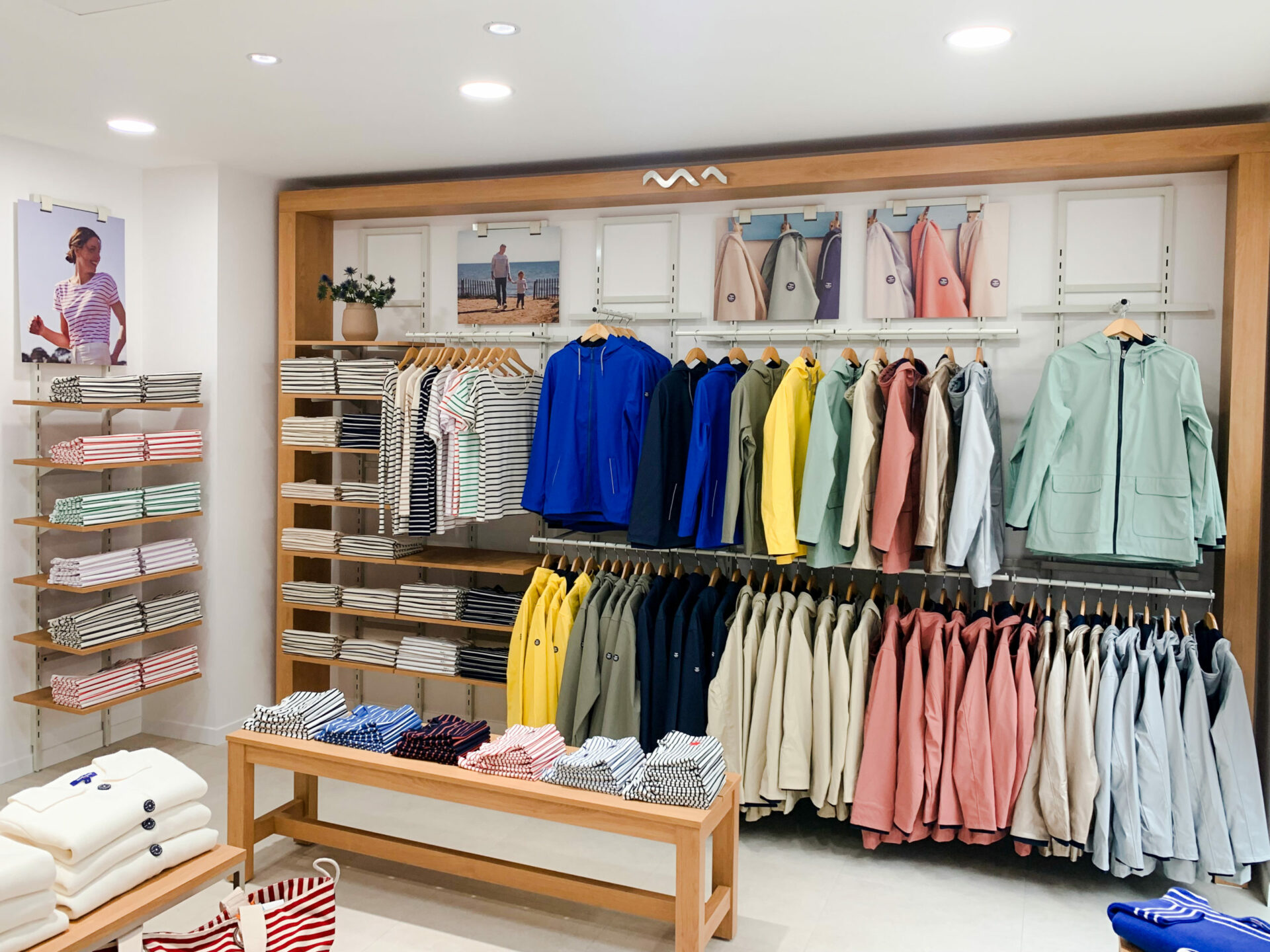 Agencement de magasin de vêtements Terre de Marins à Vannes